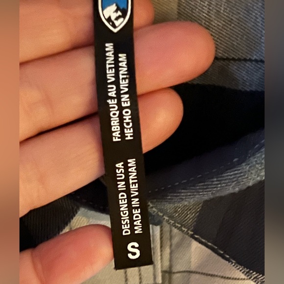 Kuhl- Size S Hanna Flannel LS Shirt - Arctic - Picture 6 of 11